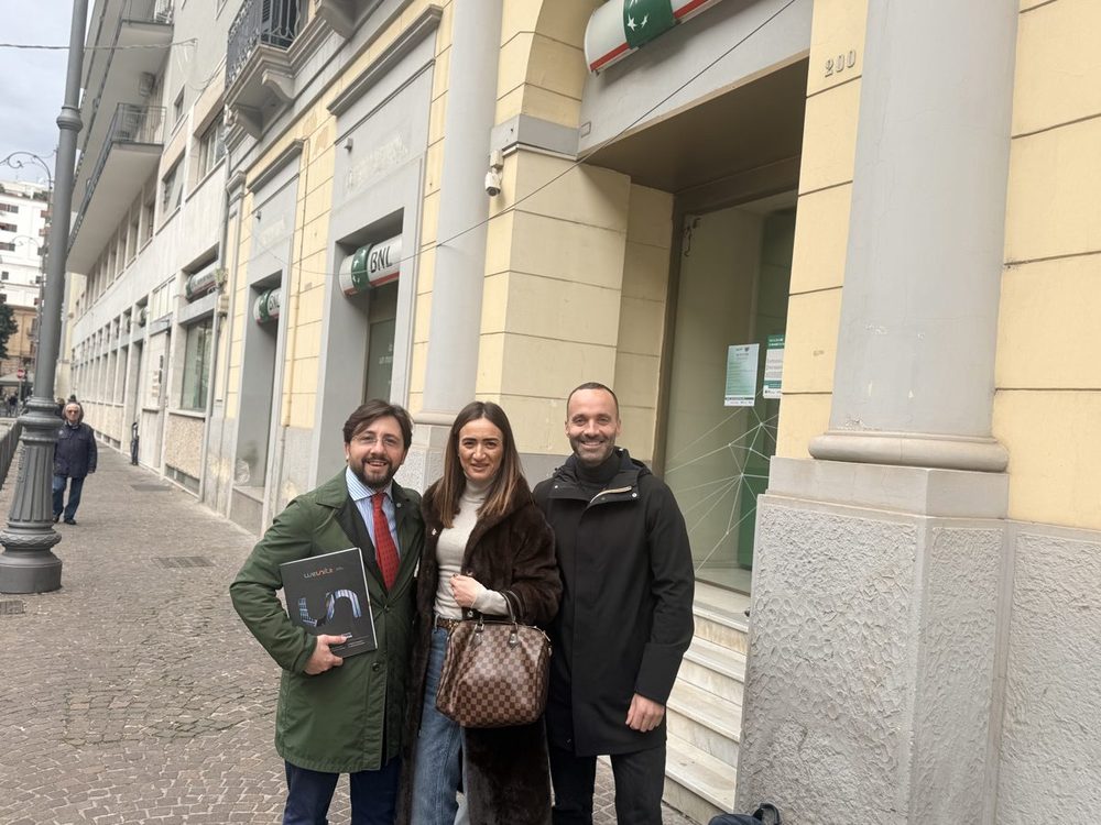 Giorgio Formisano con i suoi clienti